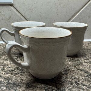 VTG Hearthside Stoneware Baroque ‘Summer Sun’ Tea Coffee Mugs